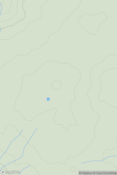 Thumbnail image for Black Knowe [Northumberland] showing contour plot for surrounding peak